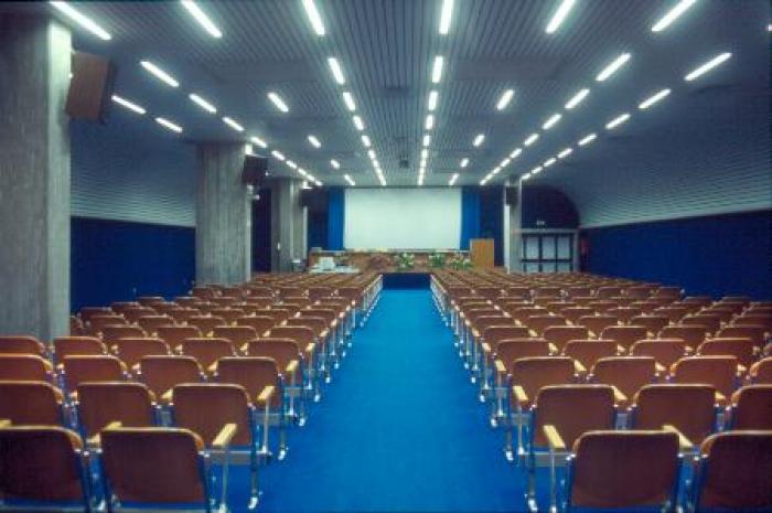 Foto dell''auditorium visto dall''interno