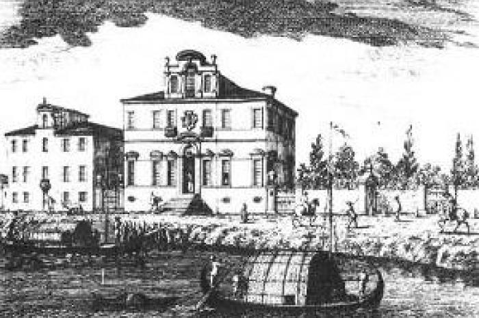 Villa Principe Pio, immagine d'epoca