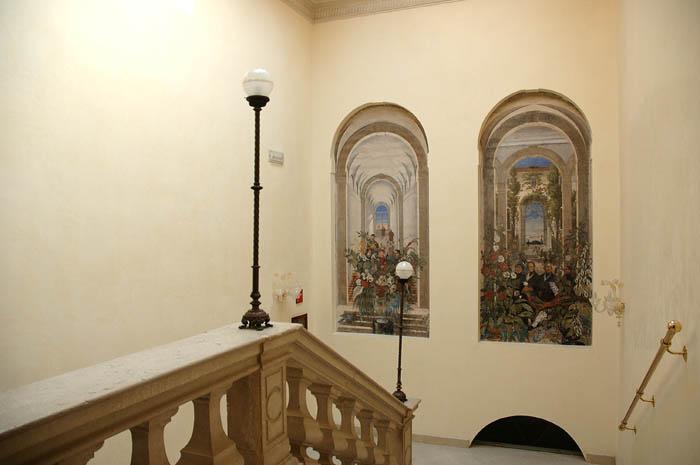 Isola di San Servolo - affreschi interni (foto di Mario Fletzer)