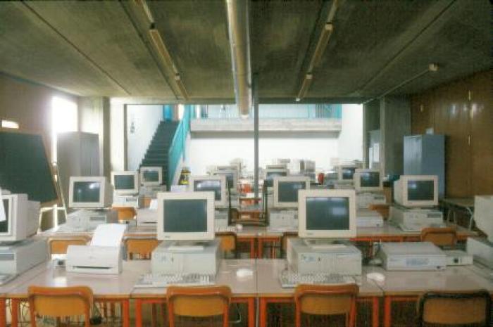 Foto dell'aula informatica